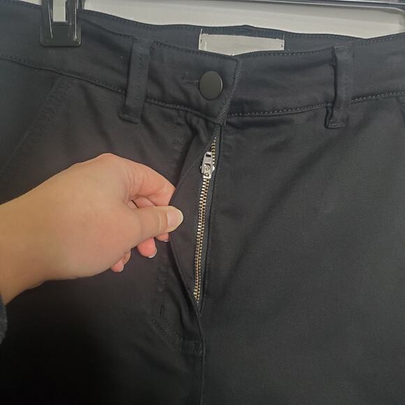 Everlane Cropped Straight Regular Jeans Black Women's Size 2 Natural Cotton - Picture 7 of 16